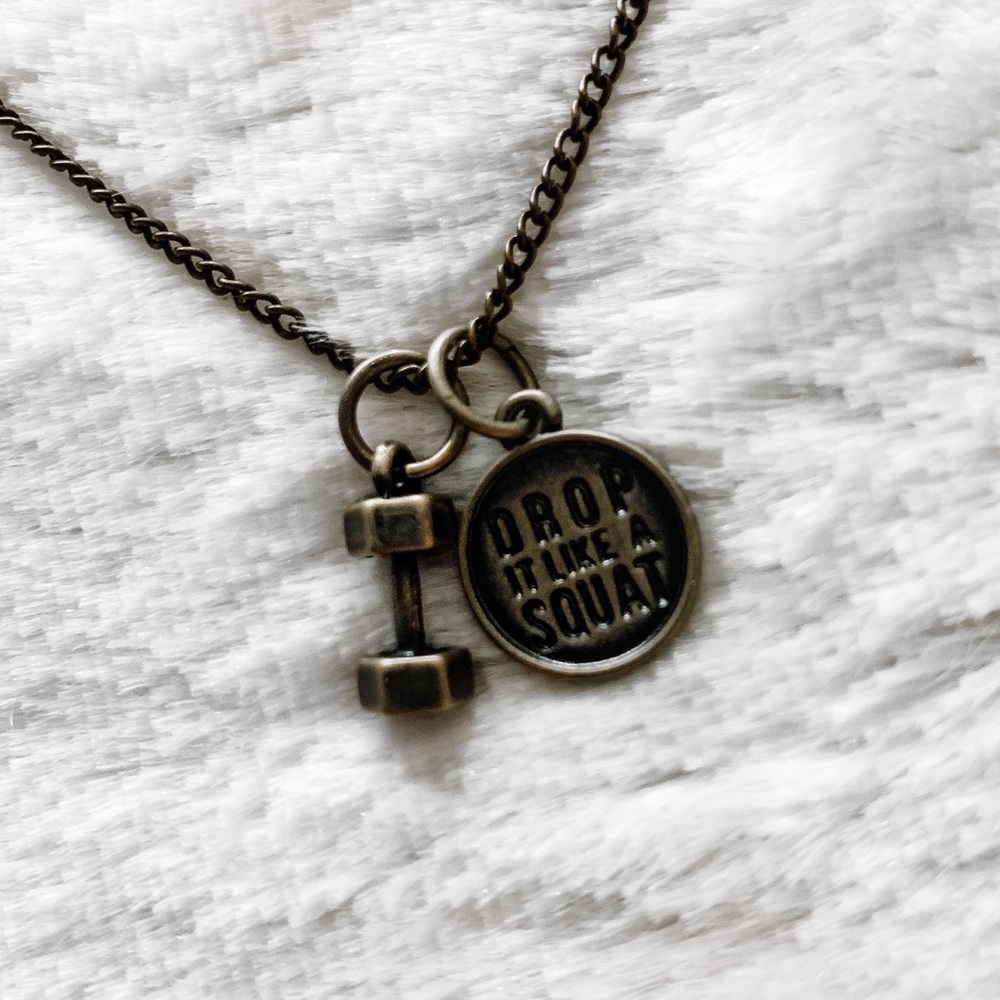 “Drop it like a Squat” Necklace